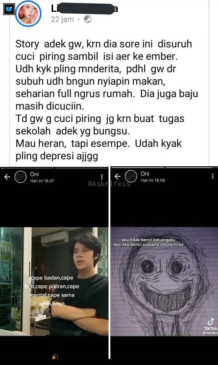 Askrlfess's tweet photo. [askrl] ada adek kelen kek gini?😃 https://t.co/2qdLOKDdkq