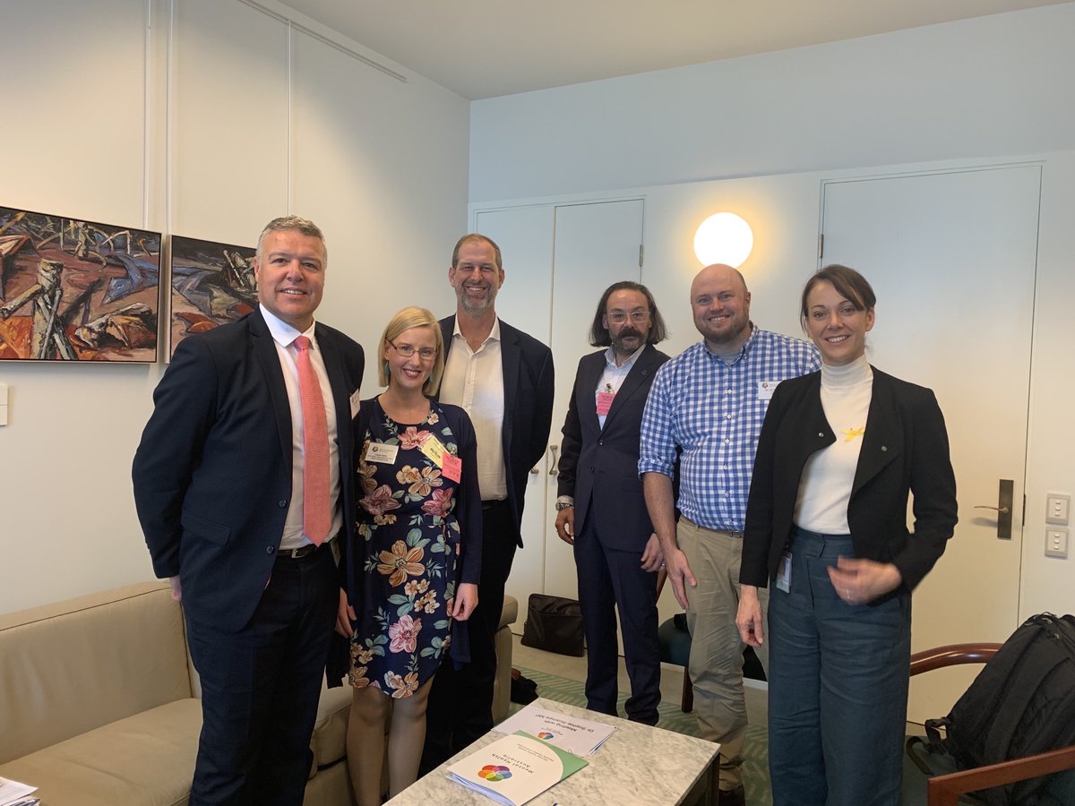 It was such a pleasure meeting with 
<a href="/SamBirrell2/">Sam Birrell</a> Andrew Willcox MP &amp;
<a href="/SophieScamps/">Dr Sophie Scamps MP</a> on Thurs at Parliament House to discuss vital mental health reforms for Australia, especially the need for mental health speech pathology. #MentalHealthAustralia <a href="/AUMentalHealth/">Mental Health Australia</a> <a href="/SpeechPathAus/">Speech Pathology Australia</a>