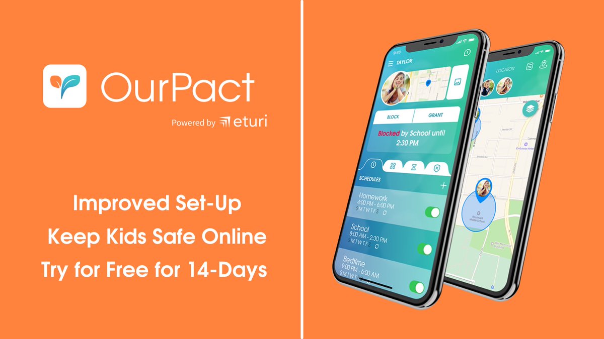 We've all seen it the news that social media is harmful for a sizable percentage of young users. Use OurPact to help keep them safe, block unwanted apps, set digital schedules, and get screenshots of digital activity. Start your free trial today at ourpact.com