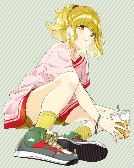 スニーカーと女の子 