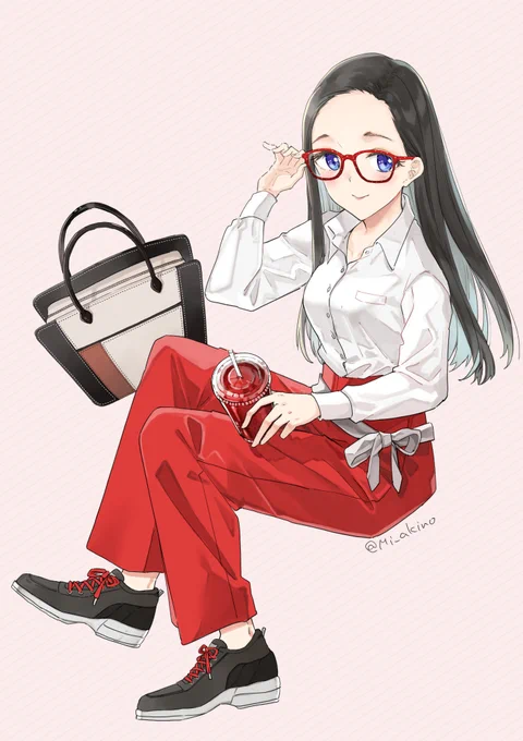 スニーカーと女の子 