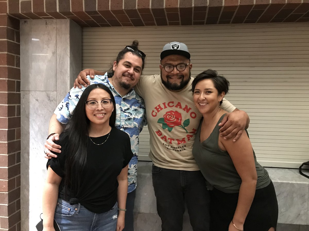Just another night in Fresno, with four American Book Award winners in the same room. Fresno poets power! ✊🏽
