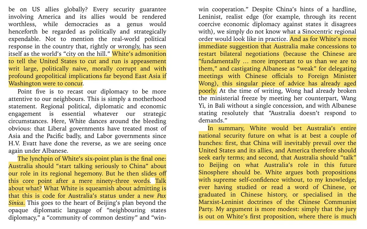 wmdglasgow's tweet photo. Wow, didn’t @MrKRudd have a few thoughts on Hugh White’s latest Quarterly Essay on the US, China, Australia and Taiwan!

If you’re interested in Australian foreign policy, I highly recommend this tour de force by Oz’s mandarin speaking former PM https://t.co/KNjAT6mH1z https://t.co/6VknOTMOSg