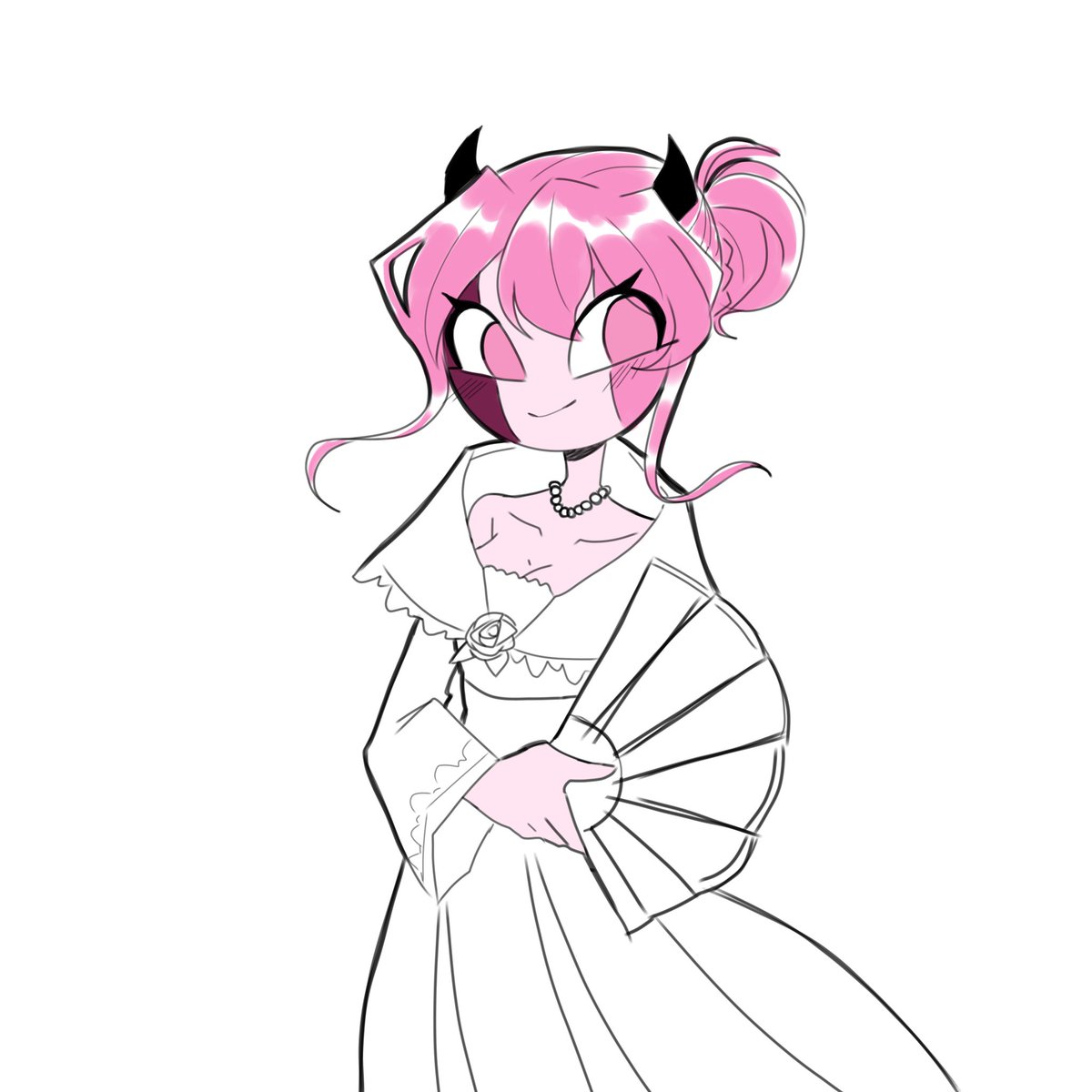 Guess what she's wearing?