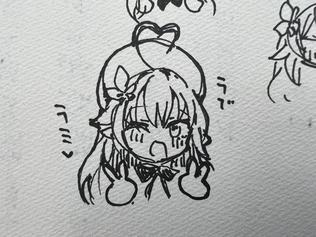 暇だからしてたスタンプ風ホロメンらくがき 