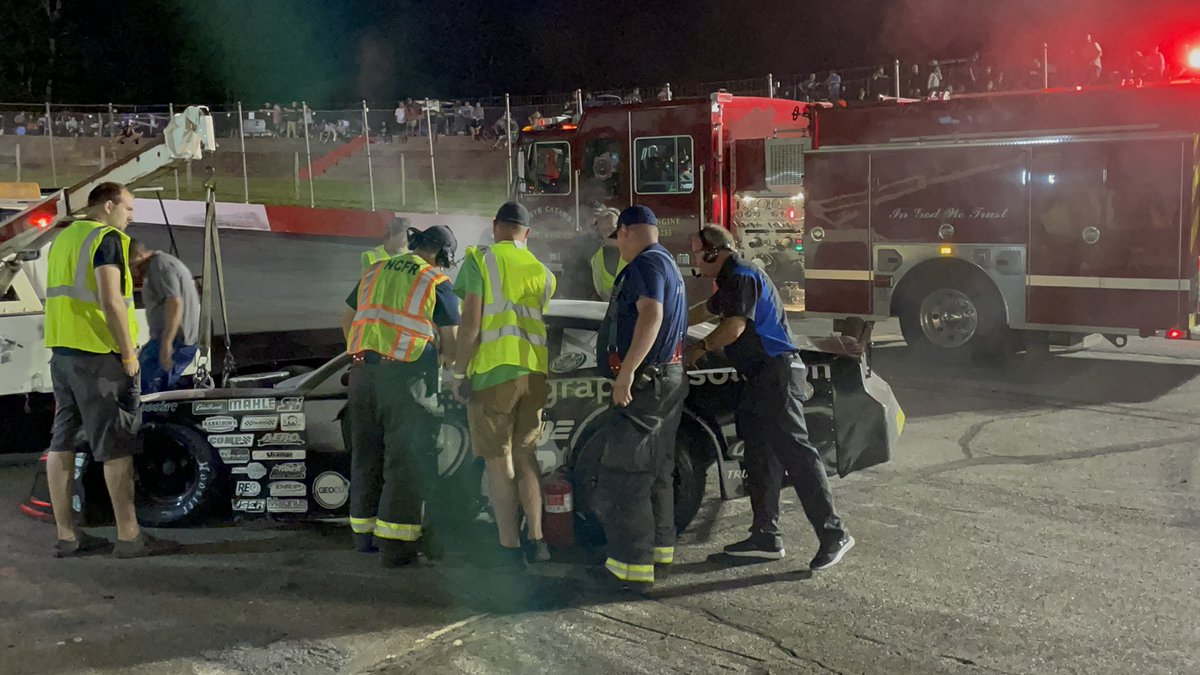 GeneralAdmit1's tweet image. The @CARSTour race at Tricounty tonight was definitely one for the ages. @connorhallweb said “be at @AceSpeedway, you won’t want to miss it.”