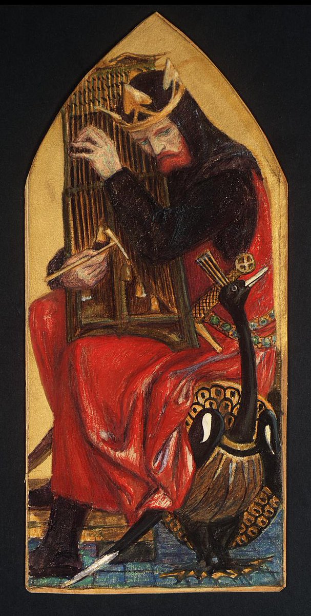 OrpheusL's tweet photo. Dante Gabriel #Rossetti (1828-82)
- King David (1858-64)
#musicpaintings #art #10settembre #September10 #10septembre #10septiembre #10setembro #Buongiorno #goodmorning #BuenosDias #bonjour #GutenMorgen https://t.co/1b911MUSFB