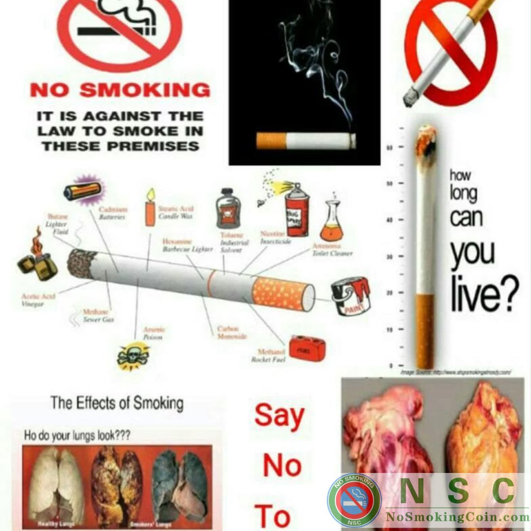 Smoking increases the formation of plaque in blood vessels. Coronary Heart Disease occurs when arteries that carry blood to the heart muscle are narrowed by plaque or blocked by clots.
#NSC #NoSmoking #NoSmokingCoin