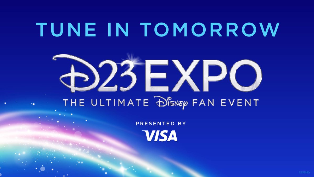 DisneyParks's tweet photo. Set your reminder and join us live tomorrow at 10:30am PT as Josh D’Amaro presents A Boundless Future: Disney Parks, Experiences and Products from Hall D23 at #D23Expo! https://t.co/p6wWbI80Gj https://t.co/05yXVFuxti