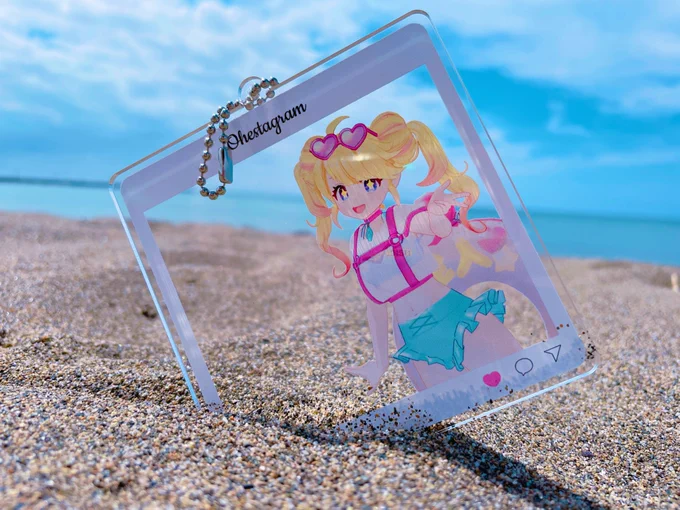 ちあちゃんと海に来てやっと夏感じれた～嬉し! #ちあめあサマーフォトキャンペーン 