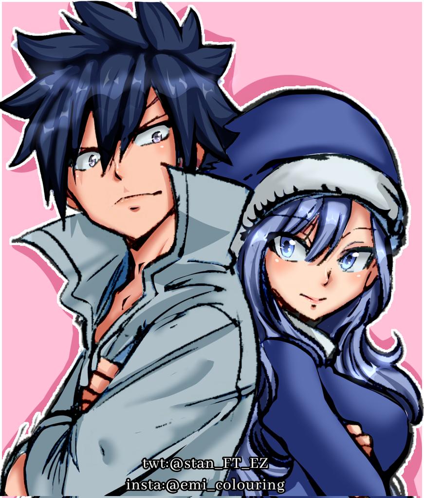 stan_FT_EZ's tweet photo. Happy gruvia dayππ€π
My colouring for the gruvia day.
#GruviaDay #gruvia #colouring #icewizard #waterwizard #FairyTail #FairyTail100YearQuest https://t.co/NRIoJprRu7