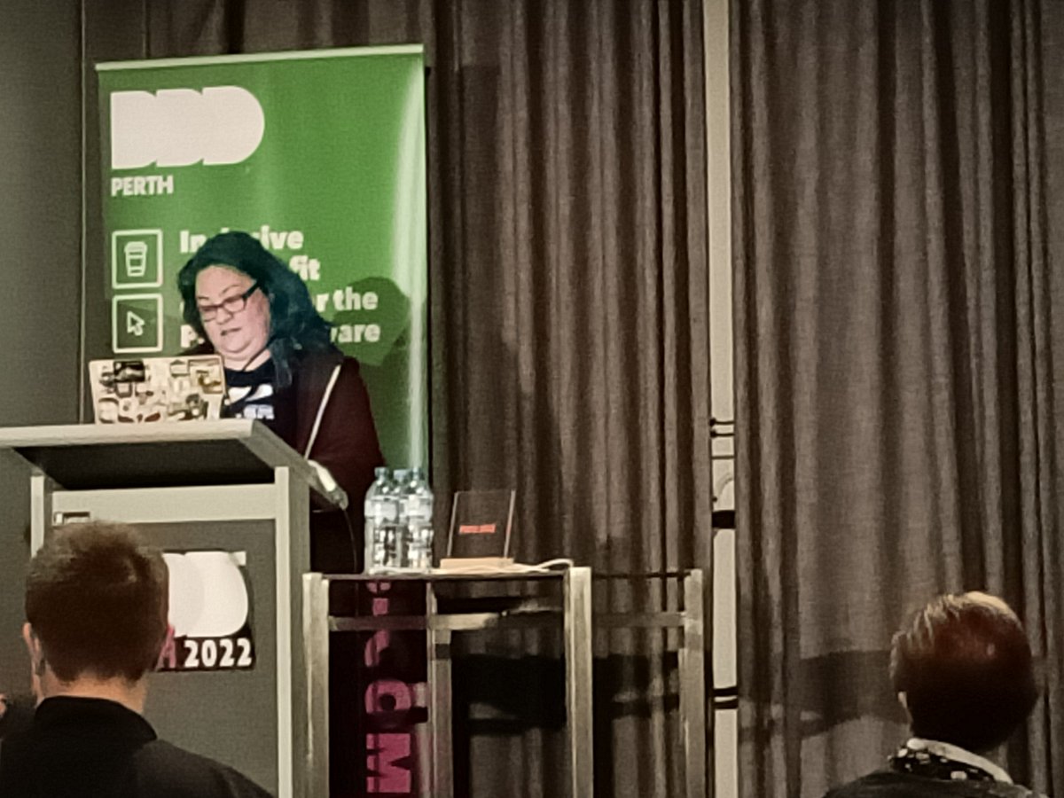 Callistra's tweet photo. Thought I should try and attend a whole panel. Wish me luck! #dddperth https://t.co/49BTKXNUk6