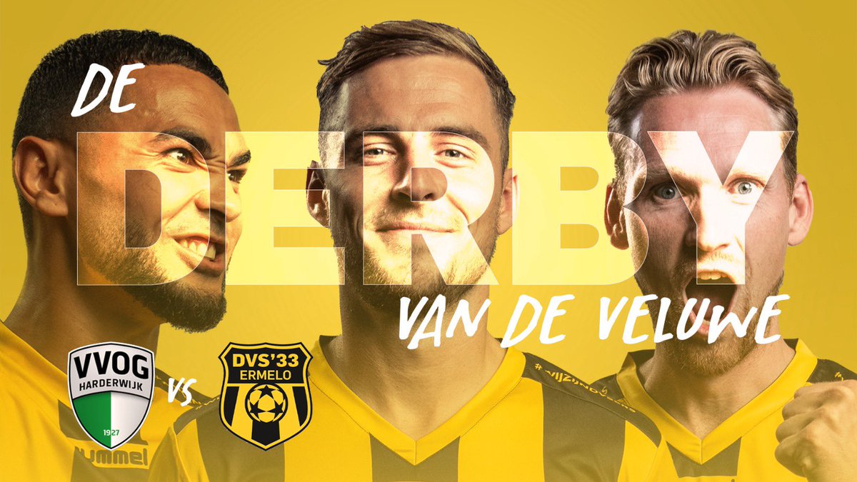 DVS33NL's tweet photo. MATCHDAY | De Derby van de Veluwe; @VVOGzat - DVS’33 Ermelo! #vvodvs
🕝 14.30 uur
📍De Strokel, Harderwijk https://t.co/ooannfORDM