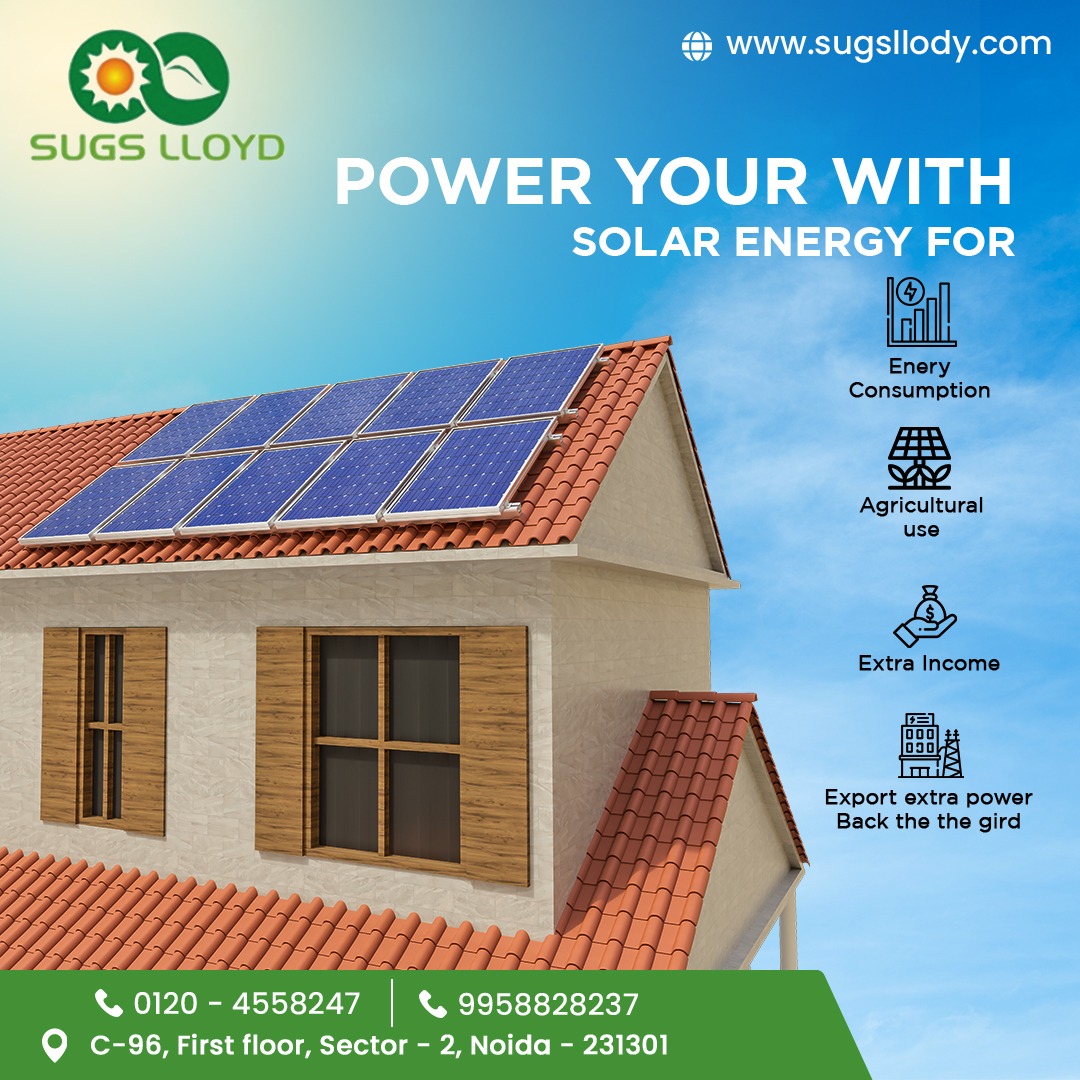 SugsL's tweet photo. 𝐏𝐨𝐰𝐞𝐫 𝐘𝐨𝐮𝐫 𝐖𝐢𝐭𝐡 𝐒𝐨𝐥𝐚𝐫 𝐄𝐧𝐞𝐫𝐠𝐲
Sugslloyd:- Use #premium #quality solar system for
* Energy Consumption
* Agriculture Use

☎️: +91-0120-4558247

#Sugslloyd #energy #greenfuel #extraincome #electricity #power #solarpanels #solarsystem #solarenergy #greenenergy https://t.co/8wzRFRt5Pl