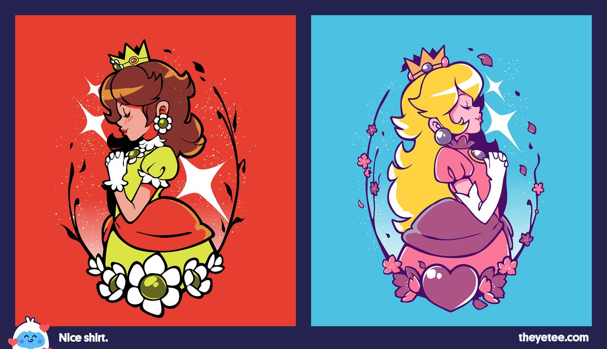 ピーチ姫 「NEW! We've got Like a Flower and Like a 」|The Yetee 🌈