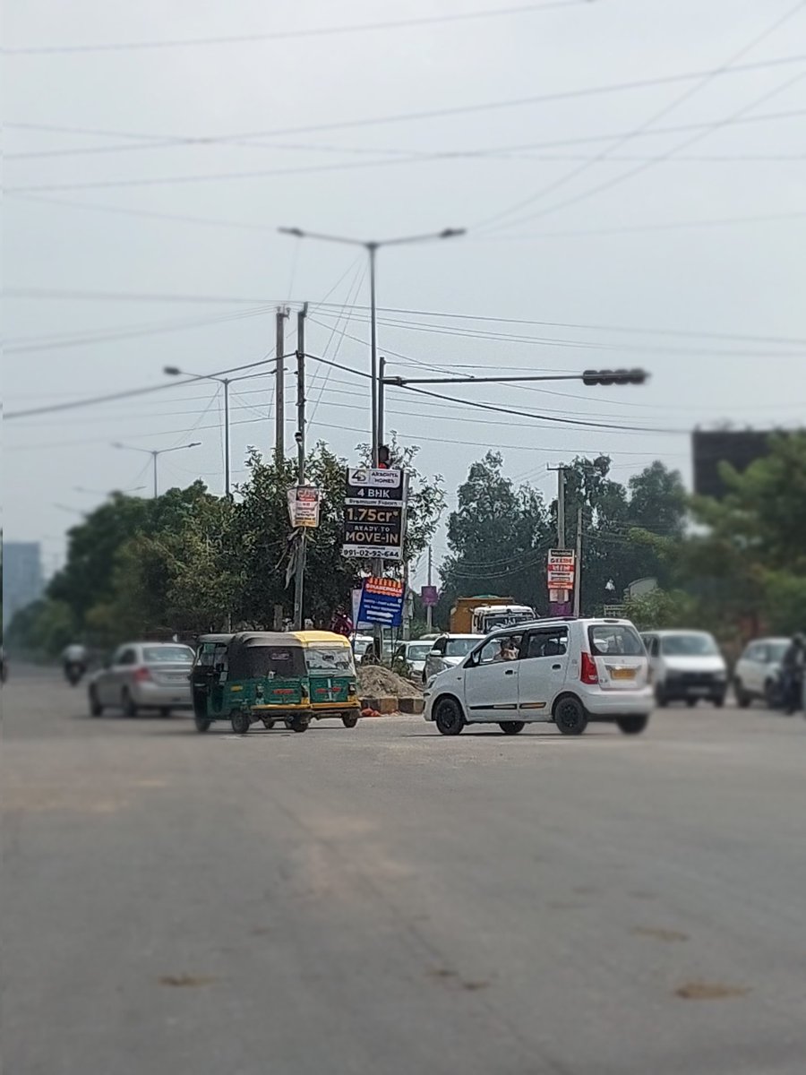 Signal is totally invisible due to promotional Hoarding.

Location Gurjar Samrat Mihir Bhoj Chowk.

<a href="/cmohry/">CMO Haryana</a> <a href="/PMOIndia/">PMO India</a> <a href="/MunCorpGurugram/">MCG</a> <a href="/RedFMIndia/">RedFMIndia</a> <a href="/gurgaon_live/">Gurgaon LIVE!</a> <a href="/gurgaonpolice/">Gurugram Police</a> <a href="/GurgaonTraffic/">Gurgaon Traffic</a>