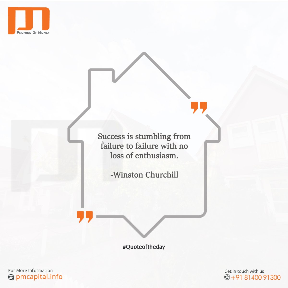 pmcapitalpvtltd's tweet photo. 𝐒𝐮𝐜𝐜𝐞𝐬𝐬 𝐢𝐬 𝐬𝐭𝐮𝐦𝐛𝐥𝐢𝐧𝐠 𝐟𝐫𝐨𝐦 𝐟𝐚𝐢𝐥𝐮𝐫𝐞 𝐭𝐨 𝐟𝐚𝐢𝐥𝐮𝐫𝐞 𝐰𝐢𝐭𝐡 𝐧𝐨 𝐥𝐨𝐬𝐬 𝐨𝐟 𝐞𝐧𝐭𝐡𝐮𝐬𝐢𝐚𝐬𝐦

#Motivation #MotivationQuotes #Thoughts #Quotes #Success #DeepQuotes #QuoteoftheDayLife #QuoteoftheDay #HomeLoan #PMCapitalLimited #Rajkot https://t.co/m9fmxQh6tK