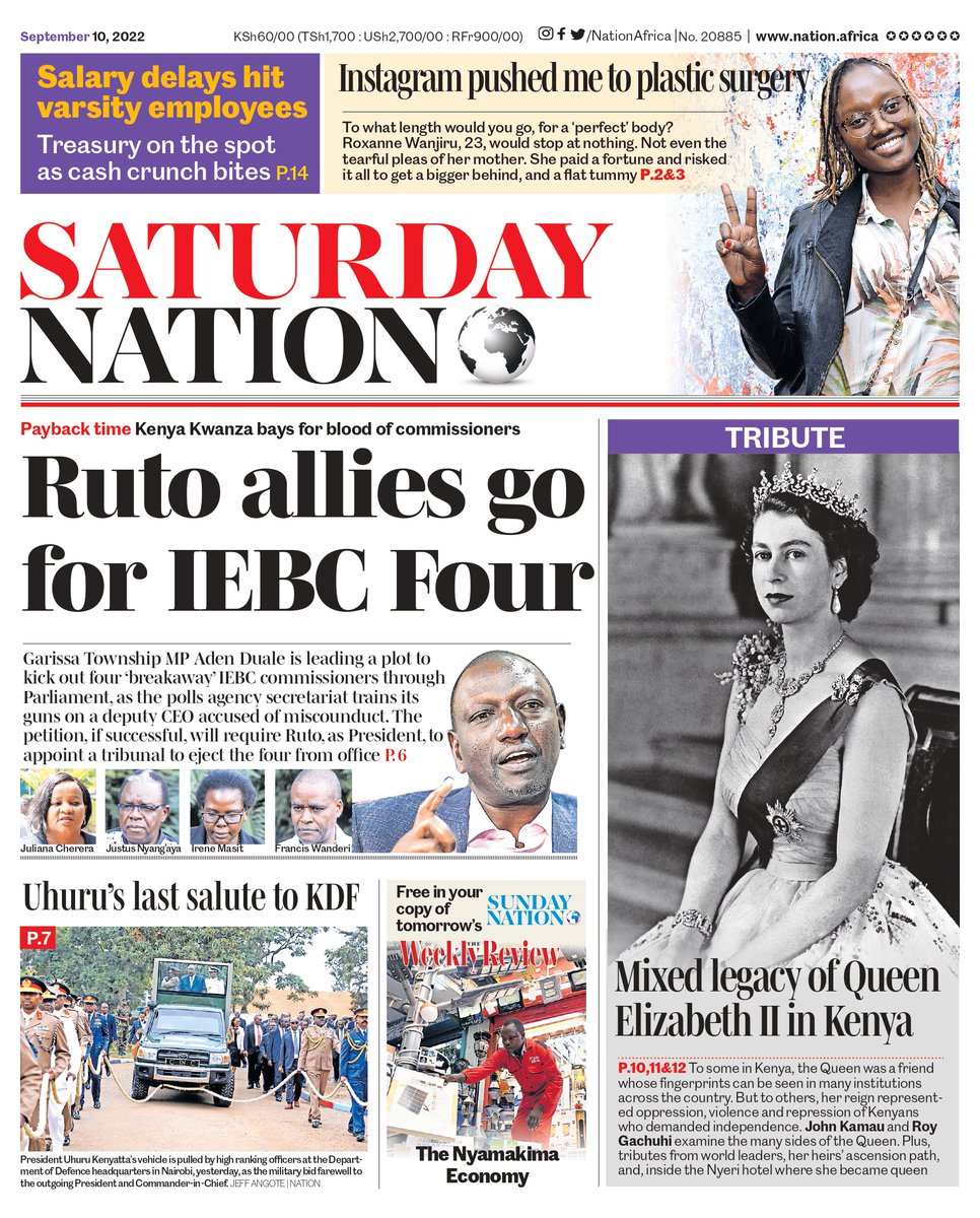 Ruto allies go for IEBC Four 
epaper.nationmedia.com/Kenya