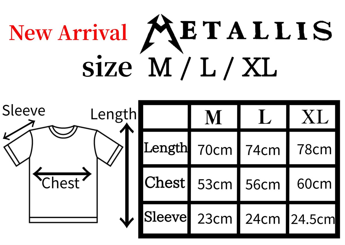 sb_kannabe's tweet photo. ▼METALLIS 
▼NEW  ARRIVAL 

▼T-shirts　M/L/XL
　￥17,600(taxin)

MT 12-001
BK&amp;WH.WH&amp;BK
MT 12-002
BK&amp;https://t.co/JuEIVsh3Hc&amp;BK.WH&amp;G
MT 12-003
BK&amp;https://t.co/JuEIVsh3Hc&amp;BK.WH&amp;BK https://t.co/kACSRe1qdt