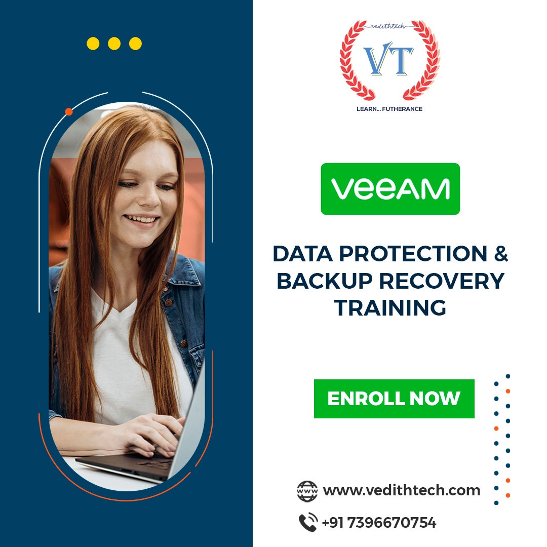 yashved12's tweet photo. "VeeAm Data Protection and Backup Recovery is the Most Popular Course, Vedithtech is the Best Training Institute in Hyderabad.
Visit:-https://t.co/0HjgTFYDwv
Contact no:- 7396670754"
#vedithtech #veeam #training #bestveeamtraininginhyd #bestveeamtraininginstitute #dataprotection https://t.co/3iLMQ4vodP
