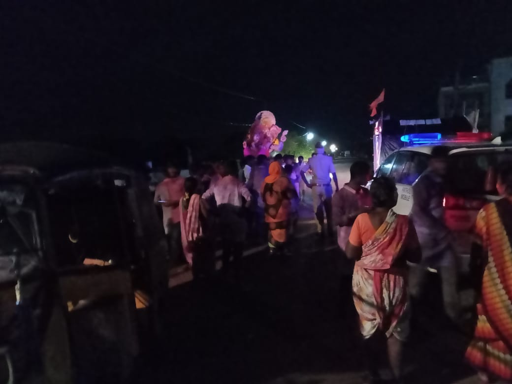 AddagudurPS's tweet photo. Ganesh processions at #Addagudur PS #Rachakonda Police.... https://t.co/m6kiAC6ZIo