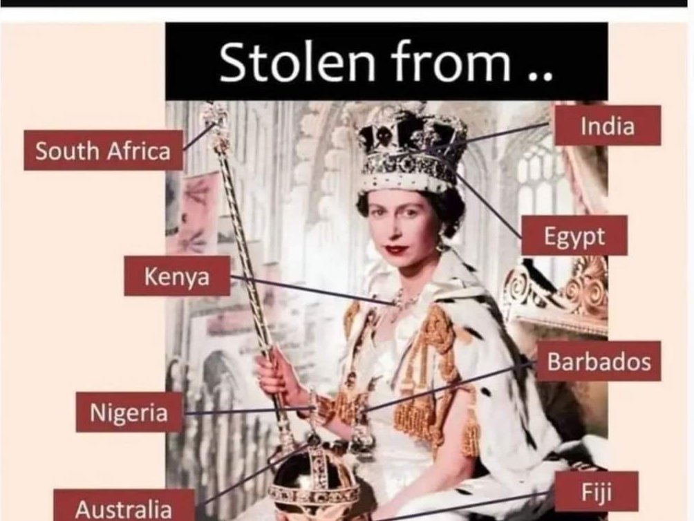 Might give some indication why everyone isnt sad #QueenElizabeth #AbolishTheMonarchy #Queen #QueenElizabethII