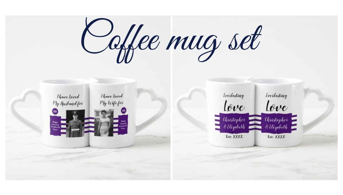 LynnroseDesign's tweet photo. https://t.co/SsrCbS7YQd #coffeemugset #diamond #anniversary #giftidea https://t.co/65islWSNOq