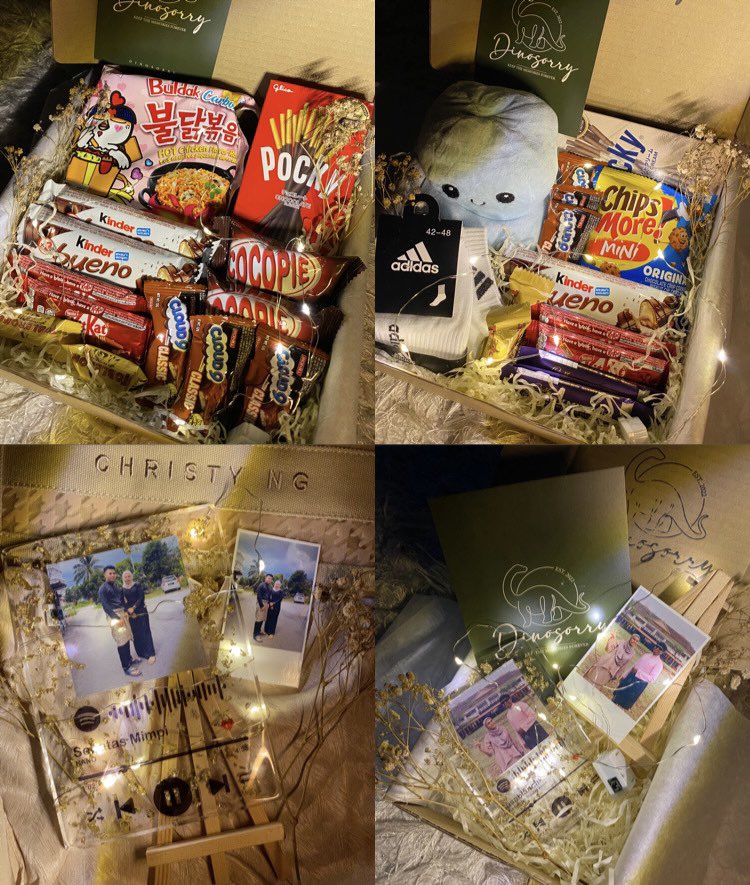 Dinosorry_co's tweet photo. @pedoqpop Betul sangat tu… 

Btw Birthday kawan dah nk dekat? Tak tahu nak bagi ape? Hi i ade jual spotify plaque and giftbox murah2 je.. Mula dari 18 ringgit je tau! 

Click link below to order!✨🌿

📌https://t.co/fKEAXbTD78 https://t.co/IkvnAYS03E