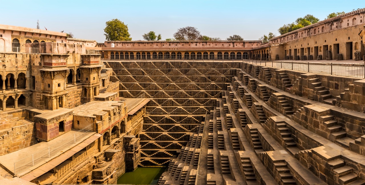 Абханери Chand Baori рассвет