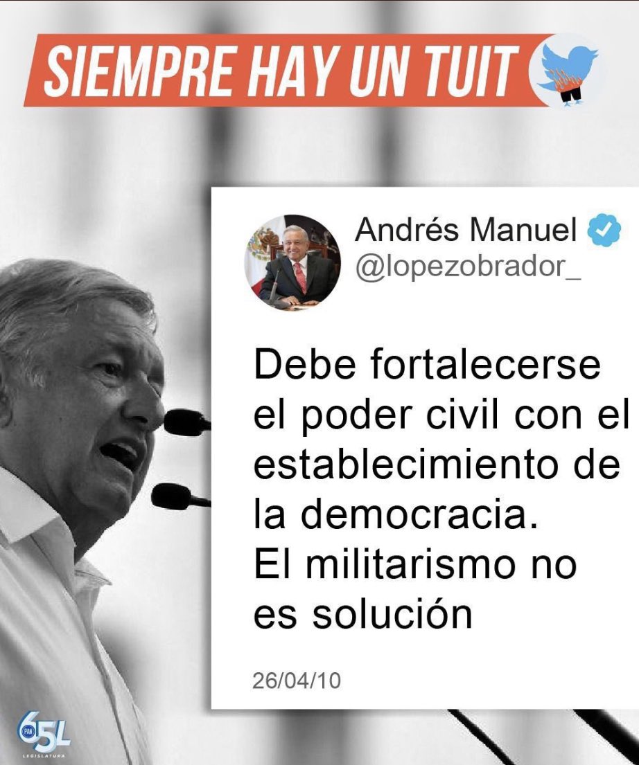 OscarAthie's tweet photo. Indignas e incongruentes las “maromas” de los cercanos del P para justificar su “cambio de opinión” respecto de pasar la GN CIVIL al Ejército. Fue una Reforma Constitucional aprobada por unanimidad en el Congreso. Es obvio que el congreso fue engañado. Lo sabían… lo saben. https://t.co/AXfImrzZVH