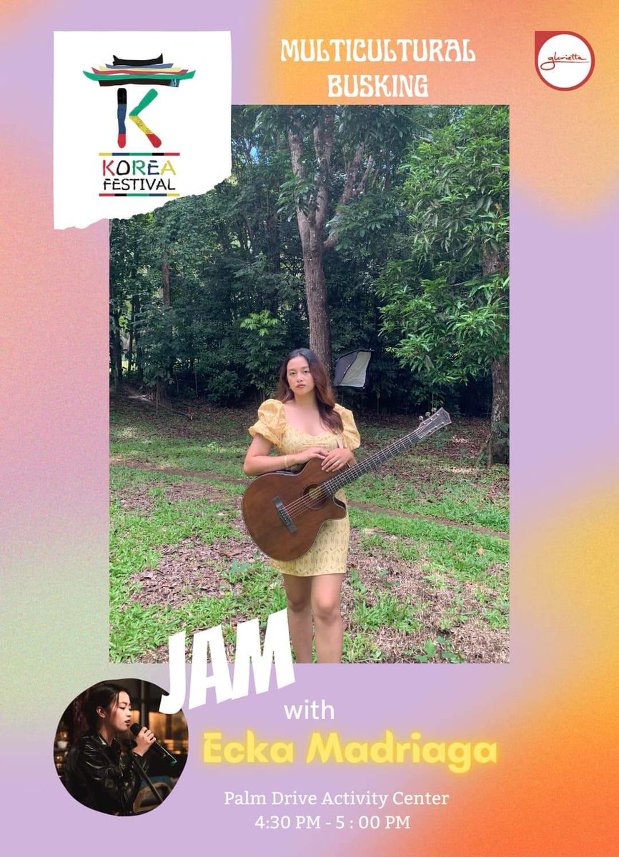 TeamBECKAOfc's tweet photo. Let's experience the Korean Culture for the Korea Festival on September 10-11 in Glorietta, Makati.

Jam with Ecka tomorrow, September 11 @ 4:30-5:00 PM at the Palm Drive Activity Center!

See you all!

#TeamBECKA https://t.co/tmrBFknDW8