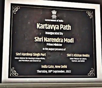 tulip_mohua's tweet photo. Prime Minister Narendra Modi unveiled the statue of Netaji Subhas Chandra Bose near India Gate and inaugurated the revamped Rajpath, which has been renamed as Kartavya Path.#pmmodi  #KartavyaPatha #tulip #mohua #govtofindia #NetajiStatue #NetajiOnKartavyaPath #india #NarendraModi https://t.co/FQsajlmave