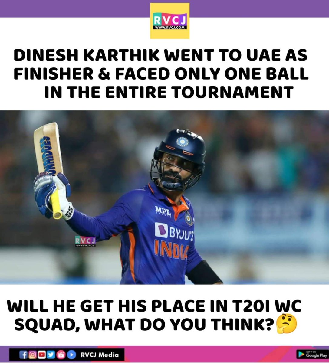 RVCJ_FB's tweet photo. Dinesh Karthik https://t.co/7gtbbPehT7