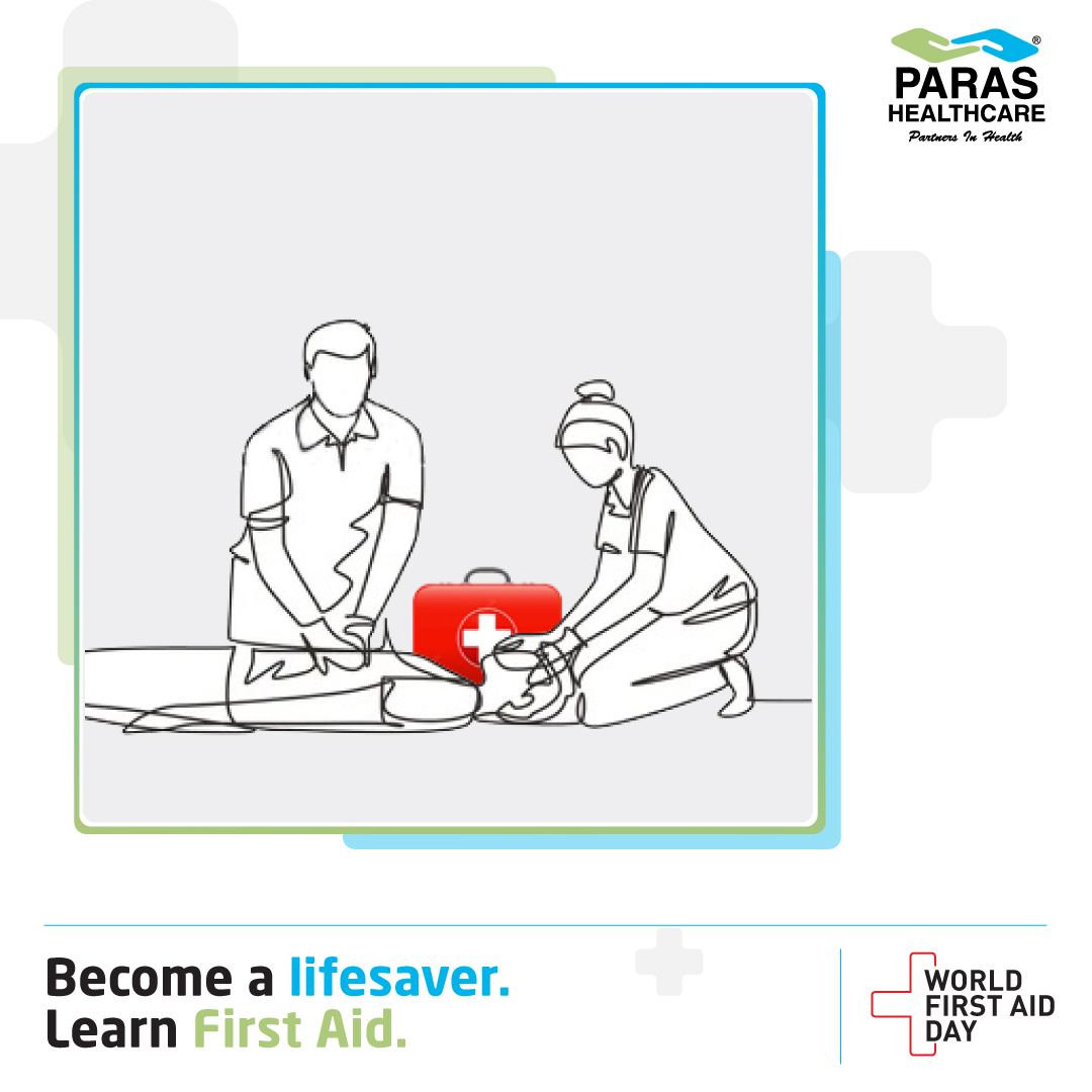 Paras_Health's tweet image. Many lives can be saved and taken care of if we all just learn and apply first aid. It is really important to know first aid to save and protect. It’s about giving life another chance. Let’s do our bit to save lives.
#WorldFirstAidDay #SaveLives #RightKnowledge 
 #ParasHealthcare