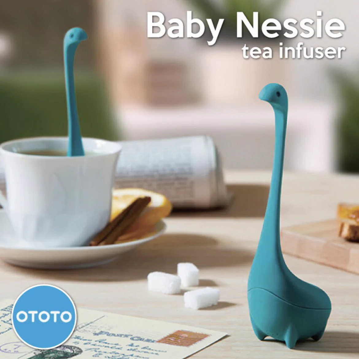 ネッシーのティーストレーナーが可愛い。紅茶を淹れながらほっこり♡