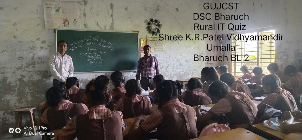 Hemantkumar1977's tweet photo. GUJCST
Param Lok Vignan Kendra 
DSC Bharuch
Rural IT Quiz 22
Shree K.R.Patel Vidhyamandir Umalla
Participated Students 210
@PrajapatiKesha @BhumiSh61564135 @directornilesh @IndiaDST @InfoGujcost @narottamsahoo @Punam_Bhargava @REPORTERBHARAT @CMOGuj @PMOIndia @paramcscbharuch https://t.co/JvD3QMD9sU