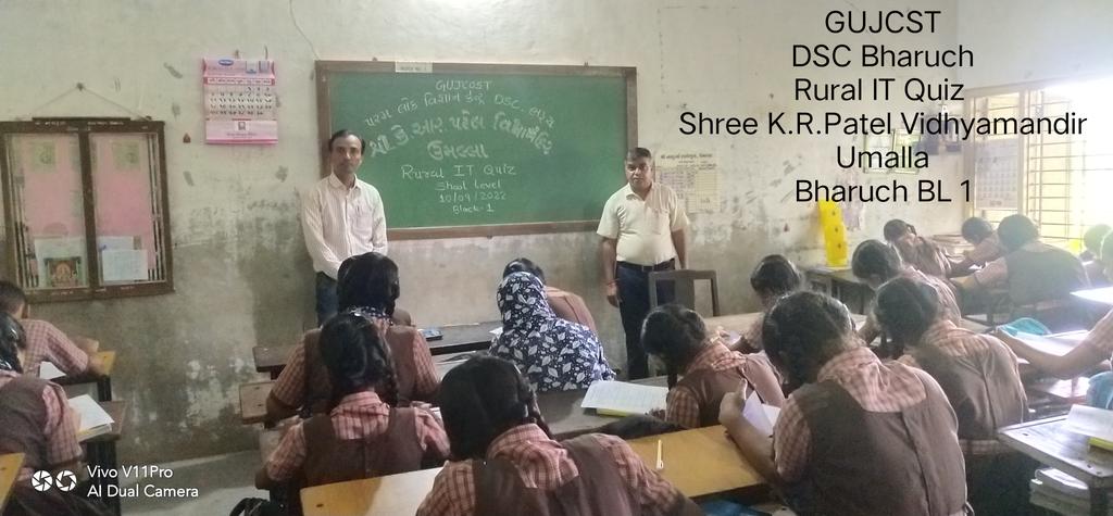 Hemantkumar1977's tweet photo. GUJCST
Param Lok Vignan Kendra 
DSC Bharuch
Rural IT Quiz 22
Shree K.R.Patel Vidhyamandir Umalla
Participated Students 210
@PrajapatiKesha @BhumiSh61564135 @directornilesh @IndiaDST @InfoGujcost @narottamsahoo @Punam_Bhargava @REPORTERBHARAT @CMOGuj @PMOIndia @paramcscbharuch https://t.co/JvD3QMD9sU