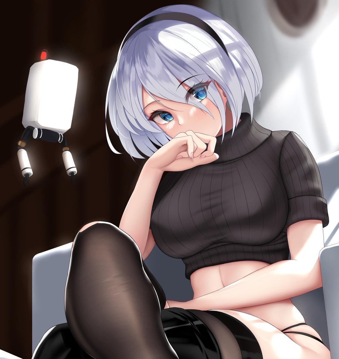 KuriharaSisters's tweet photo. “Well it’s your move…”

Kiku got challenged to a game of chess and decided to give a slight handicap by taking off her blindfold. She’s still absolutely destroying her opponent.

#OcRp #SfwRp #CrackRp #OpenRp #LewdRp https://t.co/W8RQJW71P2