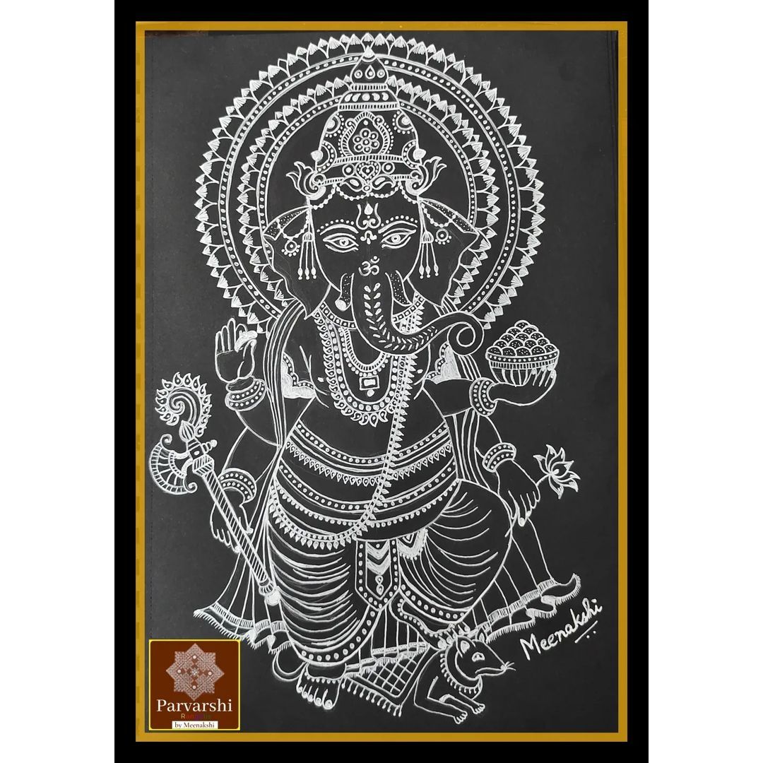 RangoliDesignss's tweet photo. Ganesh Chaturthi Festival Kolam Design by Parvarshi
https://t.co/H0hMQFVuPc 
#art #kolam #rangolideisgn https://t.co/RH79nXEixo