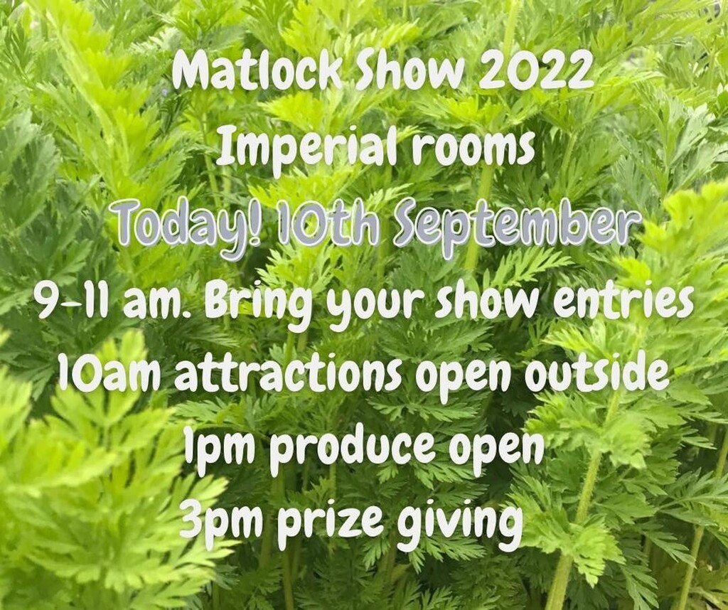 Looking forward to seeing you all later.  #matlockshow2022 #matlockshow #matlocktowncouncil #wellfieldallotments instagr.am/p/CiUMmWeoILS/