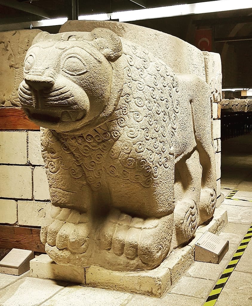 Lion of the ancient Aslantepe Gate, 

Limestone, Malatya, 1200-700 BC., 
Museum of Anatolian Civilizations.