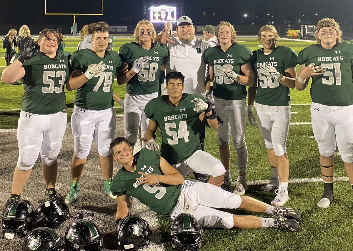 What a great night of Burley Football!!
Such a great group of dudes!
I’m fairly certain that in +\- 50 drop backs they only allowed 1 sack.  
That would 2 sacks in 2 games with almost 100 drop backs. 
Amazing work gentlemen!!!