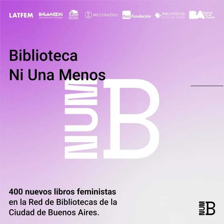 latfemnoticias's tweet photo. 📚¿Conocés la #BibliotecaNiUnaMenos? 
🫶🏽Este año creamos una biblioteca con más de 500 libros feministas. Para acceder de manera gratuita hay que asociarse a la Red Pública de Bibliotecas de la Ciudad.
🔎Consultá el catálogo acá:
https://t.co/8sjnM8V8W3 https://t.co/7plqg23L3C