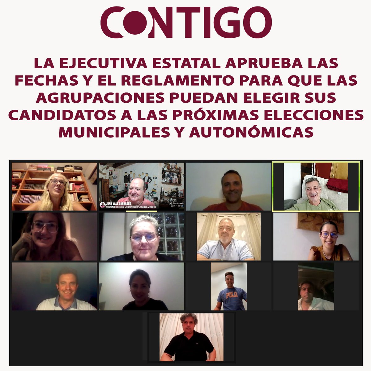 ContigoSD's tweet image. Mientras otros partidos empiezan a nombrar a dedo 👉 a sus candidatos, en CONTIGO abrimos las urnas 🗳 para que cada agrupación local o autonómica puedan elegir libremente a sus candidatos👨‍🦳👩‍🦳.
#ContigoLibertad #ContigoDemocracia