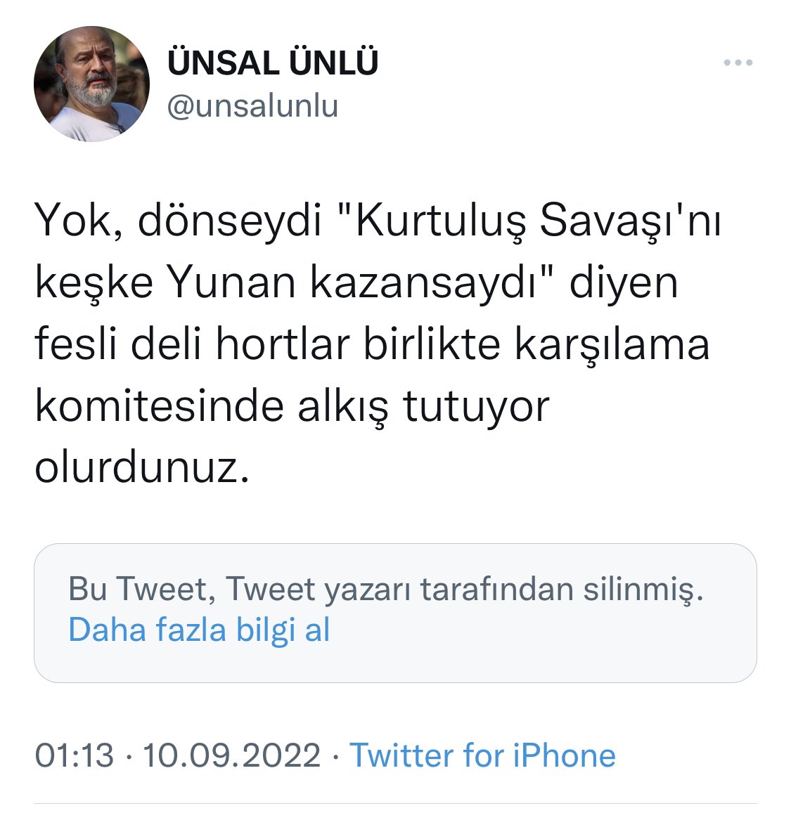 Sen yazdığını silince verilen cevap da silinir mi sandın? <a href="/ibrahimkaragul/">İbrahim Karagül</a>