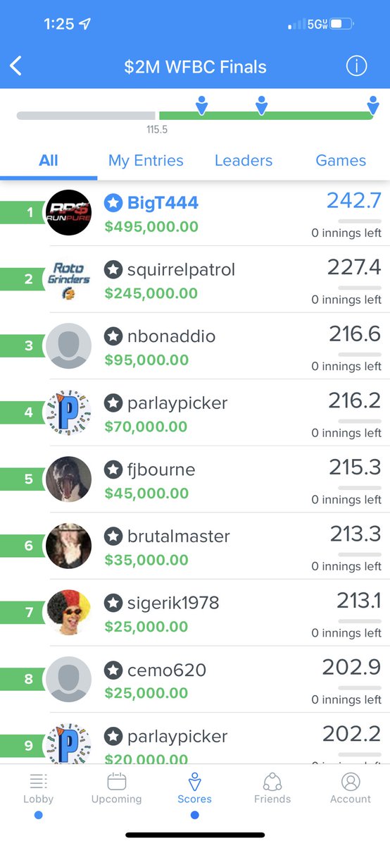 BigT44DFS's tweet photo. Blessed to check another item off the goals list…@FanDuel Baseball Championship Shipppppppper #WFBC #RunPure #Giblets https://t.co/m8ObJZ1QmH