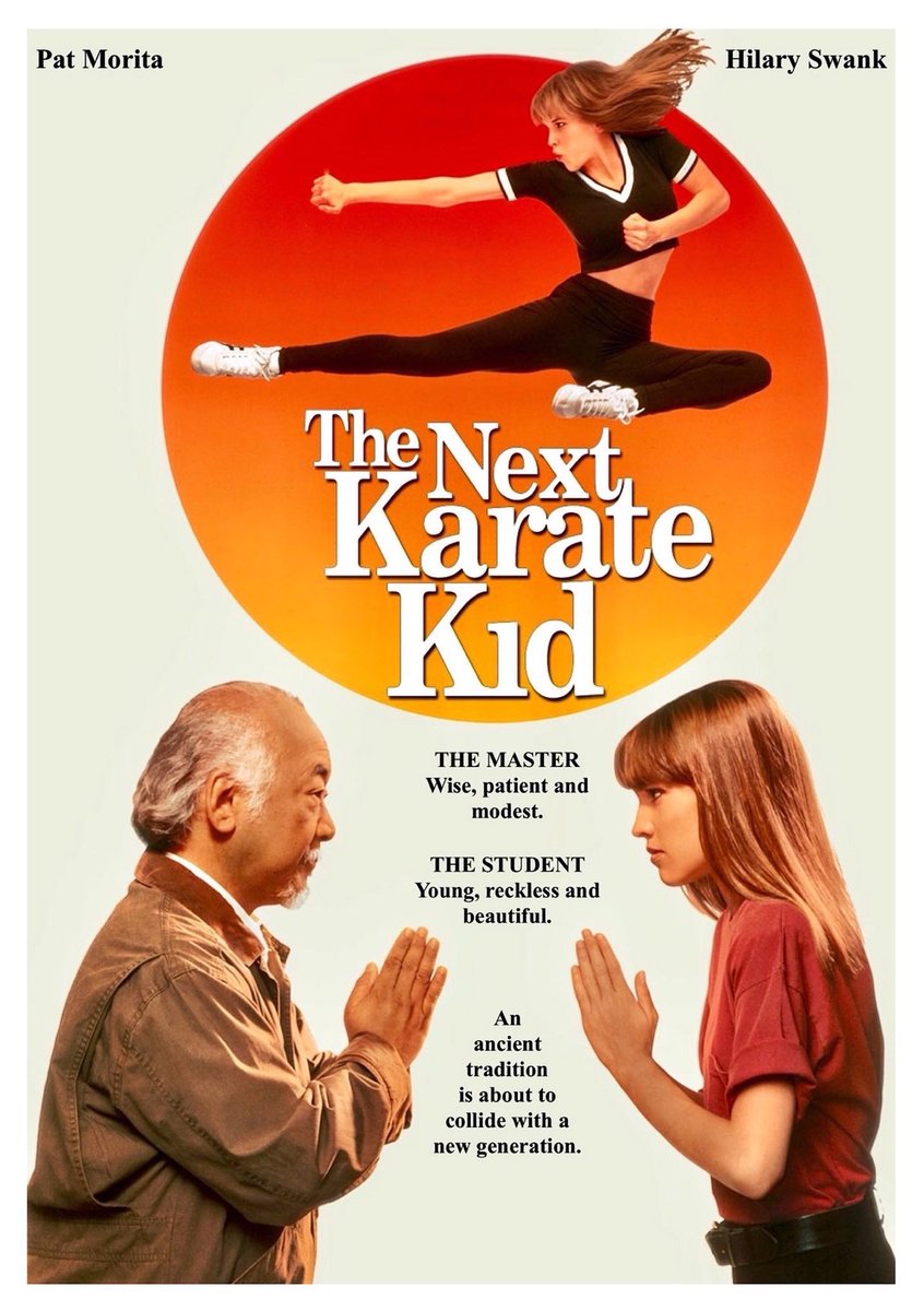 FilmNewsNos's tweet photo. 🎬MOVIE HISTORY: 28 years ago today, September 9, 1994, the movie ‘The Next Karate Kid’ opened in theaters!
#PatMorita #HilarySwank #MichaelIronside #ConstanceTowers #ChrisConrad #MichaelCavalieri #WaltonGoggins #ChristopherCain https://t.co/UXhttFt2j9