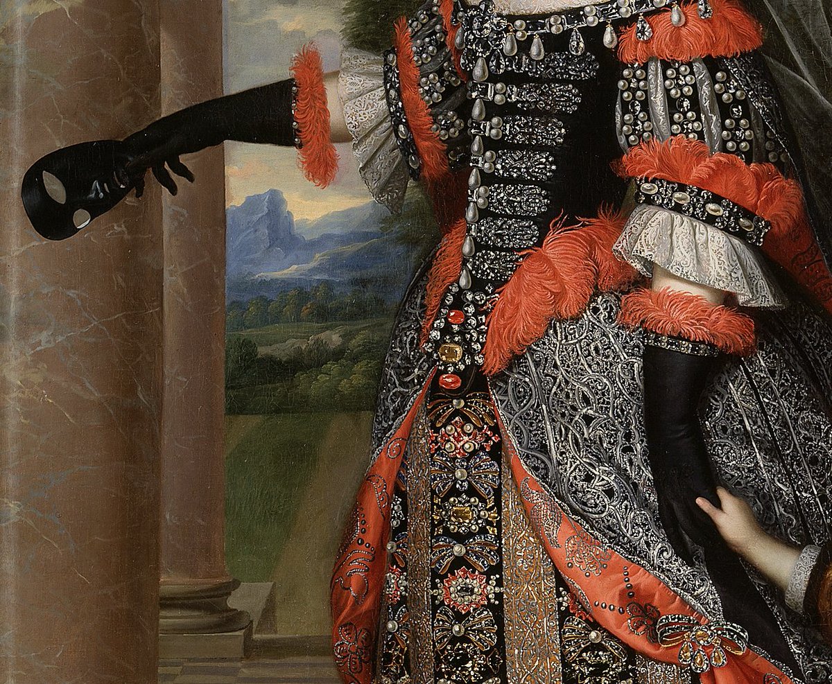 OldPortraiture's tweet photo. Born #OnThisDay in 1638: #MariaTheresaofSpain (1638-83), Queen of France as spouse of #LouisXIV, daughter of #PhilipIV 

Portrait with her son, #LeGrandDauphin, in Polish costume by Charles &amp; Henri #Beaubrun, ca. 1663

#MarieThérèsedAutriche #Habsburg #Bourbon #ChildrenInArt https://t.co/kUSDuUj9R6