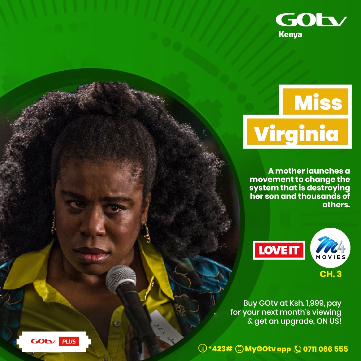 bevalynekwambo3's tweet image. An impoverished single mother is losing her 15-year-old son to the street. Unwilling to see him drop out and deal drugs.

|Miss Virginia | at 11:35 pm

Buy GOtv at Ksh. 1,999, pay for your next month's viewing &amp;amp; get an upgrade ON US, for BOTH MONTHS! #PataGOtvUpgrade T&amp;amp;Cs apply