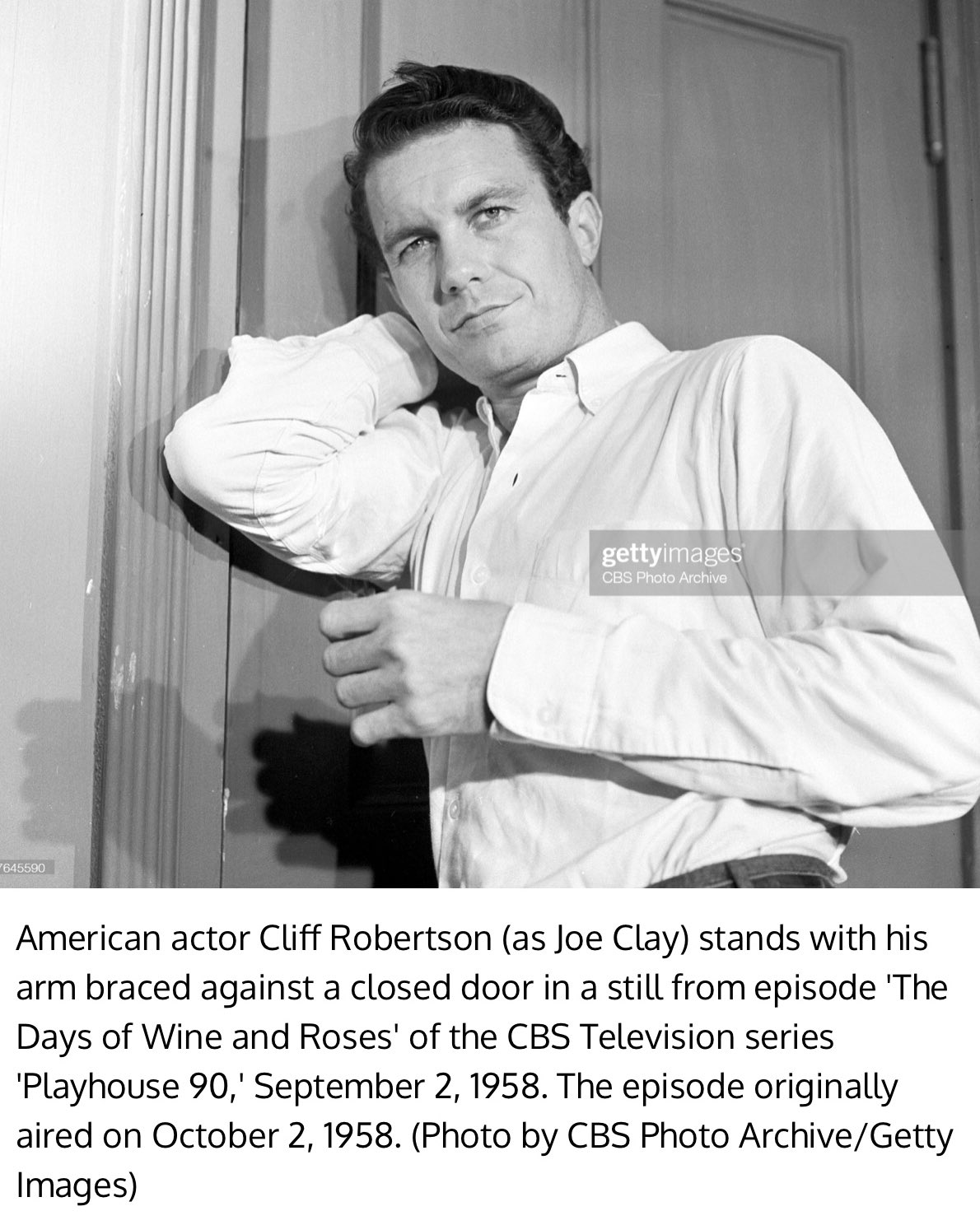 Cliff Robertson Moviescliff Twitter